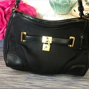 Ralph Lauren black purse classic style new!